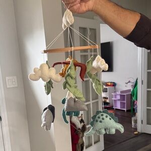Handmade Dinosaur Baby Mobile